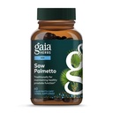 Gaia Herbs Saw Palmetto - støtter sunn prostatafunksjon for menn - inneholder så Palmetto og solflower frø Lecithin å støtte menns helse - 60 vegansk flytende fyto-kapsler (30-dagers forsyning)