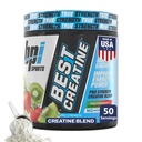 BPI Sports Best Creatine - Kreatin Monohydrat Powder for menn og kvinner, Himalayan Salt - Styrke, Pump, Endurance, Muskelvekst, Muskeldefinisjon, No Bloat - Kiwi Strawberry - 50 Serveringer - 9,07 Oz