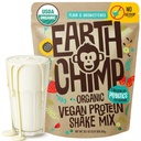 JordChimp organisk vegansk protein pulver - med probiotika - ikke GMO, Dairy Free, Non Whey, Plant Basert Protein pulver for kvinner og menn, Glutenfri - 26 Serverer 32 Oz (Plain & Unsweeted) No Scoop