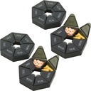 Ukelig Pille Arrangør - (Pack of 4) 7-dagers Pille Container - Arthritis Vennlig Portable & Compact Travel Case Daglig sammenligning medisin piller boks for kosttilskudd, medisinering, vitaminer og fiskeoljer