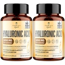 19-i-1 Hyaluronsyrekapsler - Hylunarsyre 1200 mg, med collagen peptider, vitamin C, Phytoceramider - for hud, øyne, gastrointestinal, bein støtte (2 pakke)