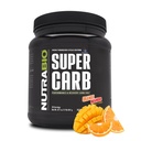 NutraBio Super Carb, karbohydrat pulver med Cluster Dextrin & Elektrolytter, Avansert karbohydrattilskudd pulver for trening drivstoff, ytelse, og muskelgjenvinning, syklisk dextrin, oransje mango, 30 Sv