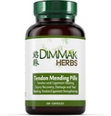 Certifisert organisk Tendon Mending piller: Tendon og Ligament Regenerasjon og reparasjon av Dimmak Urter - 100 Caps 500mg