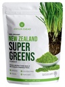 Antler Farms - 100% ren organisk New Zealand Super Greens pulver, 40 Serveringer, 200g - hvetekorn, Barley Grass, Klorella, Spirulina - Vegan, Glutenfri, Klorophyll Rich, for energi og Detox