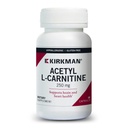 Kirkman - Acetyl L-karnitin 250 mg - 90 Kapsler - Støtter responderbar cellulær energiproduksjon - Hypoallergenic