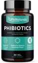 PhiNaturals Høy potens Probiotika 10 Strains 30 milliarder CFUs [30 veganske kapsler] for kvinner og menn Digestive Gut helse - Lactobacillus Acidophilus Salivarius Rhamnosus Bifidobacterium Probiotos