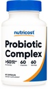 Nutricost Probiotic Complex - 50 milliarder CFU, 60 kapsler - Probiotiske for menn og kvinner - Vegetariske kapsler, ikke-GMO, Glutenfri
