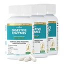 800mg Digestive Enzymer for menn og kvinner med probiotika og prebiotika, 8 Nøkkel Enzymer, Protease, Amylase & Lipase ® 270 kapsler - En 90-dagers forsyning for blooting & gass relief - Ikke-GMO