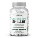 Organics Ocean One-Per-Day Shilajit for menn og kvinner - Naturlig Shilajit Supplement for aldersforsvar, bein styrke, hormon støtte og mer - 30 Shilajit Kapsler