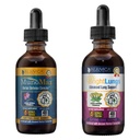 MunoMax & Bright Lungs - Advanced Immune & Lung Support Supplement - Flytende levering for bedre absorpsjon - Elderberry, Lobelia, Echinacea, Turmeric, og mer!