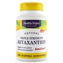 Sunn opprinnelse Astaxanthin 12 mg (Naturlig, Astapure, Triple Styrke, Ikke-GMO, Glutenfri, Eye Support, Fellesstøtte, Immunstøtte), 60 Softgels
