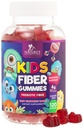 Fiber Gummies For Kids, Daglig 4g Gummy Fiber Supplement, Prebiotisk Digestiv Helse Support - Naturens Plante Basert Oppløselig Fiber, støtter Regelmessighet og Digestion for Kids Ikke-GMO - 120 Gummies