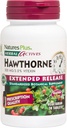 Natures Plus Herbal Actives Hawthorne - 300 mg, 3,2% Vitexin, 30 Vegan tabletter - 30 Services