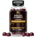 EFFECTIVE NUTRA Shilajit Gummies 1000mg ren Shilajit Resin for energi, Hjerne og immunitet | Supplement for menn og kvinner | Sukker-fri, Vegan, Glutenfri | Naturlig Berry Flavor, laget i USA (90ct)