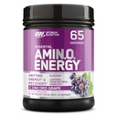 Optimum Nutrition Amino Energy - Før trening med grønn te, BCAA, Aminosyrer, ketovennlig, grønn kaffeekstrakt, energi pulver - Concord Grape, 65 Servering (Packing May Vary)
