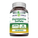 Amazing Formler Glukosamin Sulfate Supplement | | | | Mg Per Serving | 120 Kapsler | Ikke-GMO | Glutenfri | laget i USA