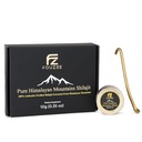 FOUZEE ren Himalayan fjell Shilajit - 77% + Fulvic Acid Autentisk Hard Konsistens, Naturlig kilde til Fulvic Acid, Over 85 Trace Minerals, Inkluderer rustfritt stål Spoon (10 gram)