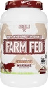 Axe & Sledge Farm Fed 100% Whey Protein Isolate | 25g Protein | Lav carb, lav sukker, Glutenfri | Proteinpulver for menn og kvinner | Keto | laget i USA | 28 Serveringer, sjokolade Melkeshake