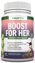 Boost For henne Libido Booster For kvinner – Aktiverer og forbedrer Libido - Mood & Desire Boost - Ikke-GMO - Alt Naturlig Herbal Afrodisiac - Med Horny Goat Weed, Maca, Tongkat Ali & Tribulus - 90 Kapsler