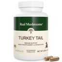 Ekte Mushrooms Tyrkia Tail Kapsler for Kjæledyr – Cat Probiotika og hund vitaminer – Organisk Mushroom Supplement for hunder og katter – støtter daglig balanse og velvære ikke-GMO, 90 ct