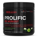 PEScience prolific Energy Pre Workout – L Citrulline for Nitric Oxid, Rhodiola & CDP Choline Nootropic for fokus – Preworkout for menn og kvinner – 40 Scoops, Sour Green Apple