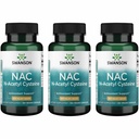 Swanson NAC - N-Acetyl Cysteine - Supplement 600 mg 100 kapsler (3 Pakke)