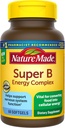 Super B energikompleks, kosttilskudd for hjernecellefunksjon støtte, 60...