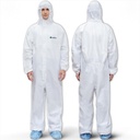 Medtecs Hazmat Suits - 6 størrelser alternativer - Disposable Decalls Suit, medisinsk beskyttende deksel PPE Hazmat Suits