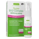 Igenus Triple Vitamin B12 Kompleks 5000mcg, flytende sublingual Spray, 45 Serveringer, Metylert Metylkobalamin, Adenosylkobalamin & Hydroxokobalamin, Høy styrke og ren, Naturlig Cherry Flavor, Vegan