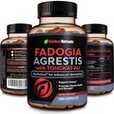 115.000mg Fadogia Agrestis med Tongkat Ali + BioPerine® [Max Absorpsjon] - Støtter Stamina, Styrke, Fokus, Muskelhelse og gjenoppretting, Drive & ytelse - Ikke-GMO & Laget i USA - 120 V Kapsler