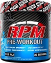 Pre Workout pulver for energi og fokus - EVL RPM Energi Pre Workout Energi drikke pulver med Betaine Alanine kaffe og teacrin - Preworkout pulver drikk for forsterket ytelse (Blue Raz)