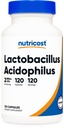 Nutricost Lactobacillus Acidophilus 2 milliarder CFU Per servering (120 kapsler)