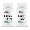 LIVERITE Liver Aid 2-pakke 120 Tabletter (Totalt 240ct) støtter sunn leverfunksjon, fysisk energi og vitalitet.