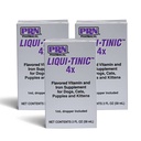 PRN Pharmacal Liqui-Tinic 4X - jern og vitaminer oralt næringstilskudd for kjæledyr-lever-flavored Supplement med jern og B-kompleks vitaminer til å støtte velvære - 2 fl oz (3 pakke)
