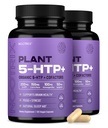 Nootrix Organic Plant 5 HTP+ Supplement | Støtter hukommelse, mental fokus, kognitiv helse og energi | fremmer sunn humør og hjernefunksjon | Vitamin B6 & L teanin | 240 kapsler