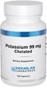 Douglas Laboratories Kalium 99 mg Chelated | støtter Nerve Impulser, skjelettmuskelfunksjon, og allerede normalt blodtrykk* 100 kapsler