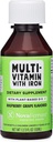 NovaFerrum Delish | Vegansk Multivitamin med jern til spedbarn, Todlere og barn | Immunstøtte | Økologisk plantebasert D-3 | Glutenfri | Vegansk verifisert | Sukkerfri | 1,69 Fl Oz (50 ml)