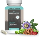 Fjelltopp ernæringsmessig søvn lett - søvnstøtte Supplement for å fremme avslappet og rolig humør - 5-HTP, Aminosyrer, melatonin, & magnesium - Hypoallergenic kosttilskudd (60 kapsler)