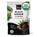 INCAS 100% USDA økologisk thailandsk svart ginger pulver for menn 2,65 Ounce fra Thailand ikke GMO verifisert herbal supplement for naturlig energi og utholdenhet