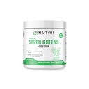 Organisk Grønn Immunitet Superfood pulver - Soothes Digestion, øker sunn vitalitet og energi. Raskvirkende formel med probiotika, enzymer, gurkemeie og askwagandha (30 serverer sitron-mint)