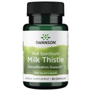 Swanson Full Spectrum Milk Thistle 500 Milligrams 30 kapsler