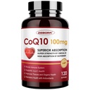ZEBORA CoQ10-100mg-Softgels med PQQ, BioPerine & Omega-3, høy absorpsjon Coenzym Q10 Supplement, kraftig-antioksidant, støtte hjerte og energi-produksjon 120 serveringer, ikke-GMO