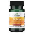 Swanson Folat (5-metyltetrahydrofolic Acid) 400 mg 30 Veg Kapsler