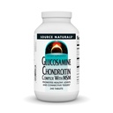 Kilde Naturals Glucosamine Chondroitin Complex med MSM, fremmer sunne ledd og bindemidler* - 240 tabletter