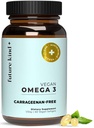Future Kind Omega-3 Supplement for klarhet, minne og mobilitet komfort, 2 måneders forsyning av Citrus-Scented Softgels med EPA og DHA, Vegan Omega-3 Supplement fra Algae, Carrageenan gratis, 60 greve