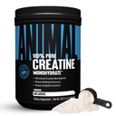 Animal Creatine Monohydrat pulver - Mikronisert kreatin for kvinner og menn, støtter muskelvekst, styrke, utholdenhet, gjenoppretting og ATP produksjon, Gym & trening kosttilskudd - Unflavored, 1kg