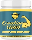 Mikronisert kreatin Monohydrat pulver, ikke-flavorert, Pre Workout, Post trening, Recovery, Muskelbygging, Forbedre Atletisk ytelse, 300 gram, 5000 mg per servering, 60 serveringer