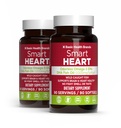 Grunnleggende merker Smart Heart Odorless Omega-3 Fish Oil 1000mg - Triple Styrke EPA & DHA, Ikke-GMO, hjerte og kognitiv støtte - 90 Burpless Softgels - 2-Pack