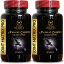 Joint Matrix PRO Complex - Knee kosttilskudd for felles fleksibilitet, felles støtte supplement for menn og kvinner, Flexibility Hjelp - 2 flasker