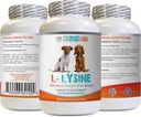 Hunde Aminosyre Supplements - Hunde LYSINE pulver - ren pulverform - immunsystem støtte - Vet anbefalt - lysin hunder - 1 flaske (8oz 226,8 gram)